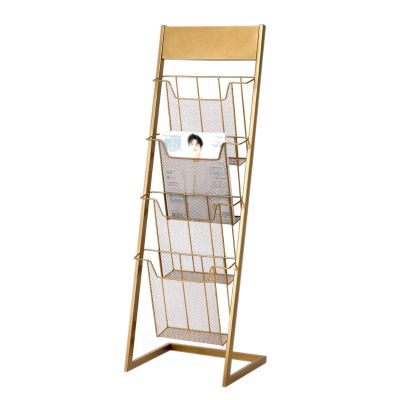 Freestanding 4-Tier Magazine Rack