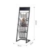 Freestanding 4-Tier Magazine Rack view 2