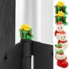 Christmas Hinge Heads, Decorative Toppers, 6 Pieces view 1