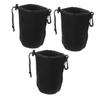 OSALADI 6-Piece Neoprene Camera Lens Pouch Set with Drawstrings, Waterproof Storage Bags for DSLR Lenses, for Outdoor Photography view 4