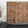 TACOKI 3D Shower Curtain 180 x 180 cm, Brick Wall Design view 1