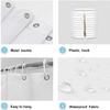 TACOKI 3D Shower Curtain 180 x 180 cm, Brick Wall Design view 4