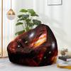 DOTBUY-SHOP Bean Bag Cover (No Filler), Washable Marble Print Bean Bag Chair, Star 7, XL view 1