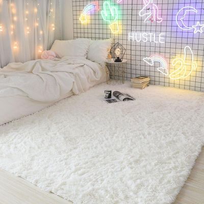 XUEDNGM Soft and Fluffy Rug 60 x 170 cm, Easy-Care Solid Color Modern Runner