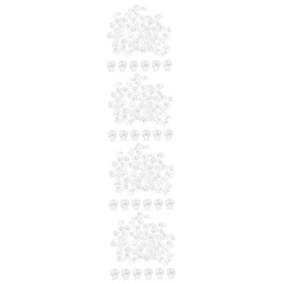 Tofficu 200-Piece Transparent Cord Locks with Spring Toggles
