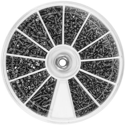 Keuyeo Eyeglass Repair Screw Set, 600 Pieces, 12 Types