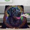 Labrador Flannel 3D-Printed Dog Sofa Blanket, Soft and Warm, 60 x 80 in view 1