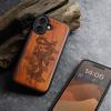 Carveit Wooden Case for iPhone 16, Plum – The Dragon view 4