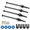 RC Steel CVD Driveshaft Compatible with Traxxas Slash, Rustler, Hoss 4x4 1/10 view 4