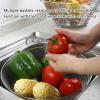 Stainless Steel Kitchen Colander Basket view 3