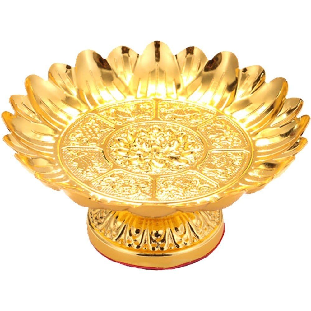 Muteitt Buddha Altar Fruit Plate and Temple Offering Bowl