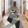 Ziligengsheng Long Runner Rug 70 x 160 cm, Bedroom Rug, Washable Rug, Gray view 4