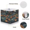 JUMBEAR Halloween Terrifying Pumpkin Cube Storage Bin, Foldable Toy Storage Basket, 28 x 28 x 28 cm view 3