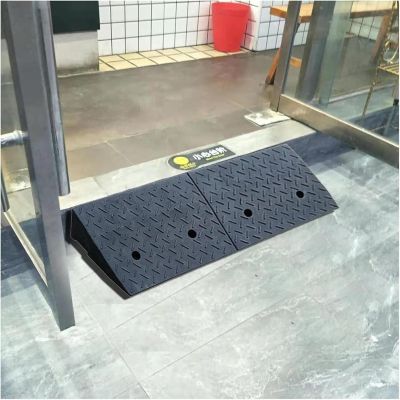 Rubber Threshold Ramp, 2–5-Inch Rise, Heavy-Duty Wheelchair and Vehicle Ramp