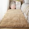 XUEDNGM Soft Shaggy Runner Rug 40 x 290 cm, Washable up to 30°C, Non-Slip, Camel view 1
