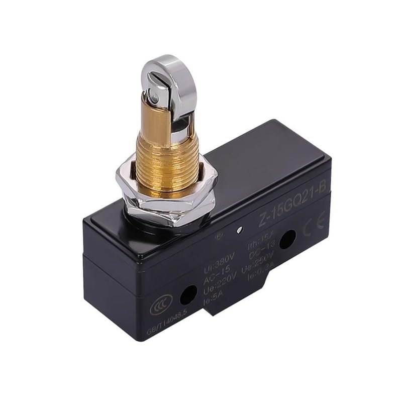 OOYIALET 1PCS Z-15GQ21-B 3-Pin Snap-Action Microswitch Sensor Button with Screw Terminals