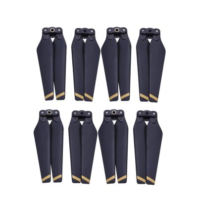 GUOFHUIO Propellers for DJ Mavic Pro Drone, 8330 CW/CCW Folding Blades, Gold, 8-Piece