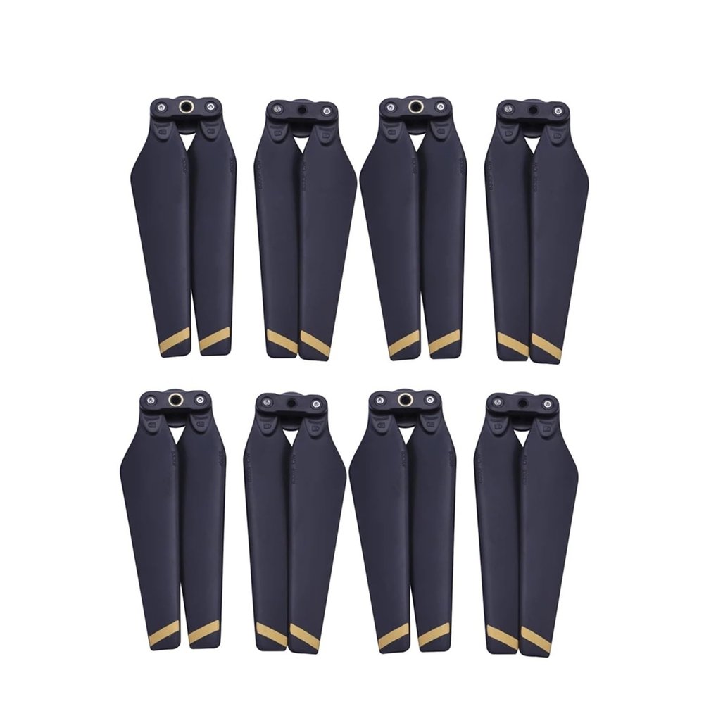 GUOFHUIO Propellers for DJ Mavic Pro Drone, 8330 CW/CCW Folding Blades, Gold, 8-Piece