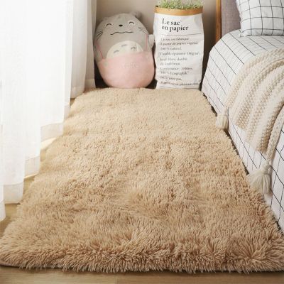 XUEDNGM Shaggy Area Rug 160 x 230 cm, Soft, Non-Slip, Washable, Camel