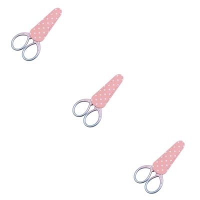 SEWACC 3-Piece Sharp Embroidery Scissors Set with Ergonomic Handles and Protective Covers