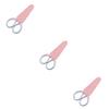 SEWACC 3-Piece Sharp Embroidery Scissors Set with Ergonomic Handles and Protective Covers view 1