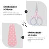 SEWACC 3-Piece Sharp Embroidery Scissors Set with Ergonomic Handles and Protective Covers view 2