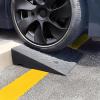 AZHANGYB Portable Rubber Curb and Threshold Ramp, Wheelchair and Car Ramp, 100 x 30 x 13 cm view 2