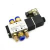 4V110-06 1/8" 5-Way 2-Position Pneumatic Solenoid Valve, DC 24V Coil view 3
