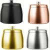 Daaxing Metal Ashtray with Lid, Gold, L view 4