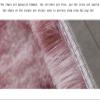 80 × 160 cm Modern Shaggy Rug, Geometric Design, Plush Area Rug for Living Room or Bedroom view 3