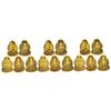 PRETYZOOM 15-Piece Gold Buddha Feng Shui Stickers, Self-Adhesive Paper view 1