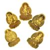 PRETYZOOM 15-Piece Gold Buddha Feng Shui Stickers, Self-Adhesive Paper view 3