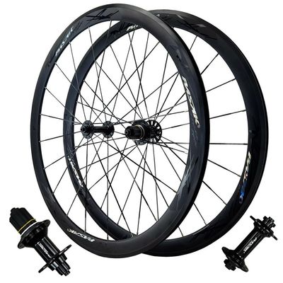 LPYDWZ 40 mm 700C Road Bike Wheelset, Aluminum Alloy, V-Brake, Sealed Bearings, for 7/8/9/10/11-Speed Cassettes