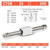 CY3B20 Rodless Pneumatic Air Cylinder with Magnetic Coupling, Aluminum Alloy, Long Stroke, CY3B20TF-200 view 2