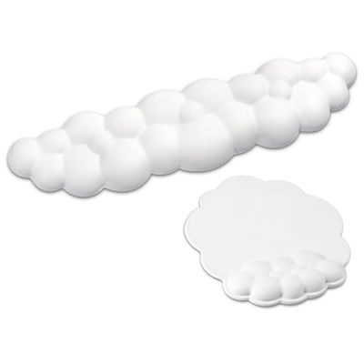 Junterone Cloud Wrist Rest Set for Keyboard and Mouse