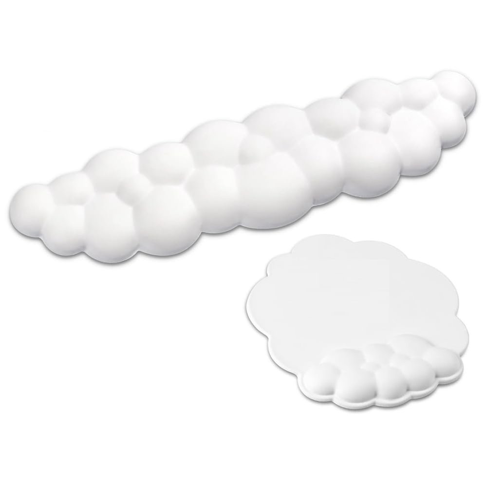 Junterone Cloud Wrist Rest Set for Keyboard and Mouse