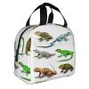 Insulated Lunch Bag for Women and Men, Various Lizard Designs view 1