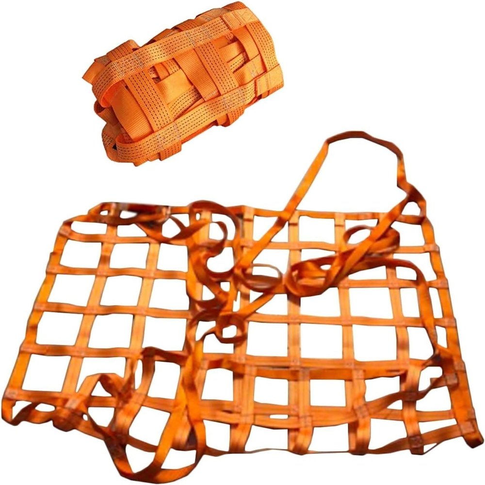 ZNBLSD Nylon Sling Net, 4 x 4 m, 20 cm Mesh, 3 t Load