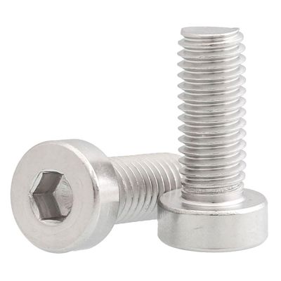 Wildeep 10-Piece M5/M6 DIN 7984 Stainless Steel Hex Socket Screw, Low Profile (M5 x 35 mm)