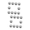 Artibetter 20-Piece Cable Grommets for Desks, Easy Cable Organization, Self-Adhesive Cable Management for Offices and Living Spaces view 1
