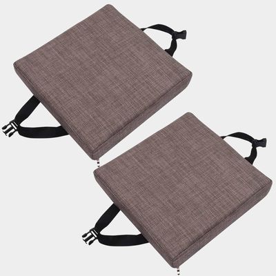 Bar Stool Seat Cushions, Non-Slip Breathable Chair Pads, 2-Pack, Color 2, 35 x 35 x 5 cm