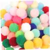 SEWACC 4-Set Colorful Pom-Poms with Eyes for Crafts view 2