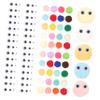 SEWACC 4-Set Colorful Pom-Poms with Eyes for Crafts view 4
