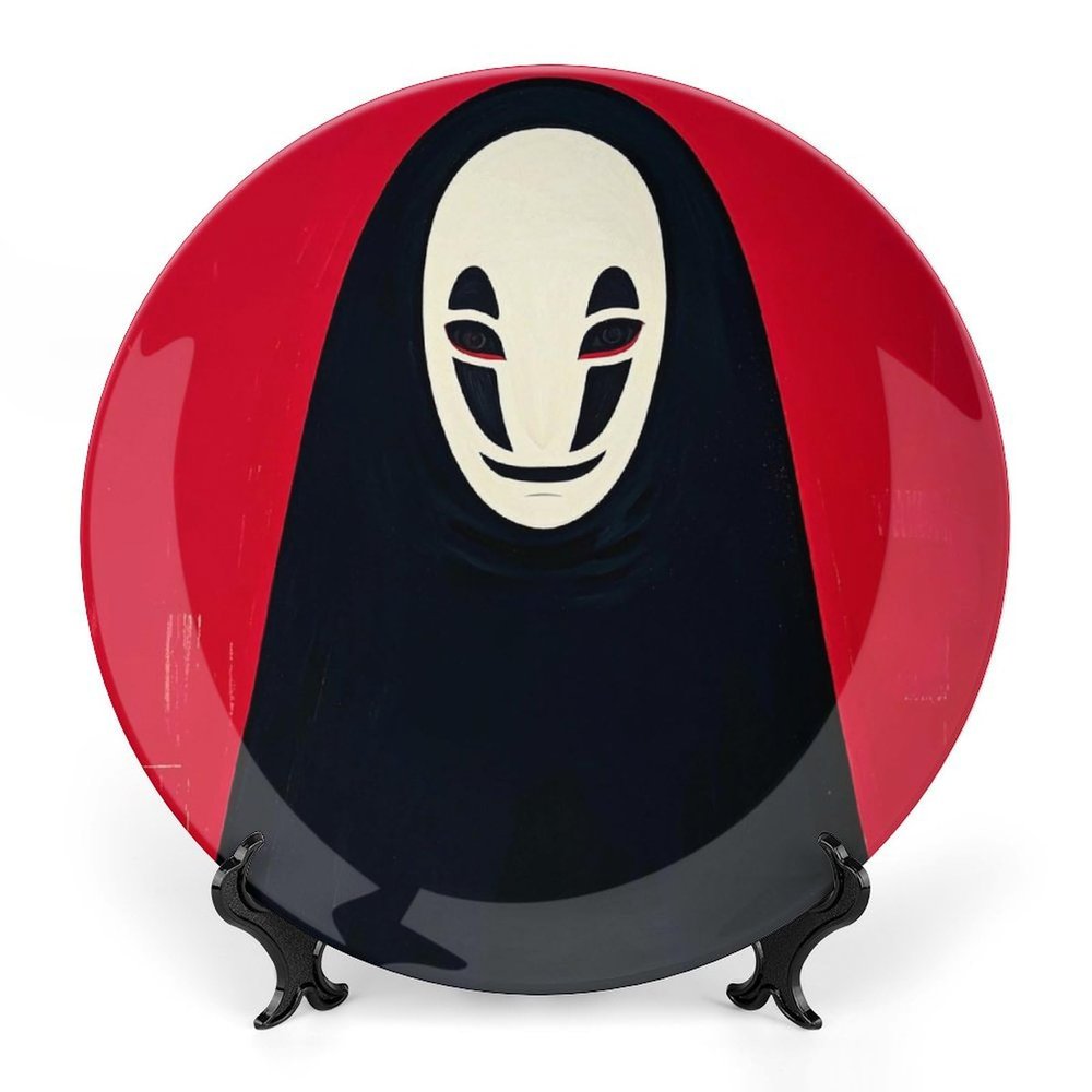 NWGHM Decorative Bone China Plate, 18 cm, Spooky Characters