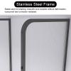 ZNBLSD Urinal Partition for Men's Restrooms, Tempered Glass Privacy Divider for Schools and Shopping Centers view 4