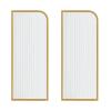 ZNBLSD Public Restroom Wall-Mounted Decorative Partition, Waterproof Men's Urinal Privacy Screen, Toilet Partition, Glass view 1