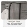 ZNBLSD Public Restroom Wall-Mounted Decorative Partition, Waterproof Men's Urinal Privacy Screen, Toilet Partition, Glass view 2