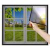 Black Window Insect Screen for Balcony, 115 x 140 cm view 1