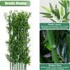 ZCFLWR Bamboo Leaves, 1.1/1.2 m Tall, Artificial Tree, 90-Pack, 2 m/6.5 ft Tall view 3