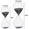 JVNALwnkv 30-Minute Hourglass Timer, Black view 4
